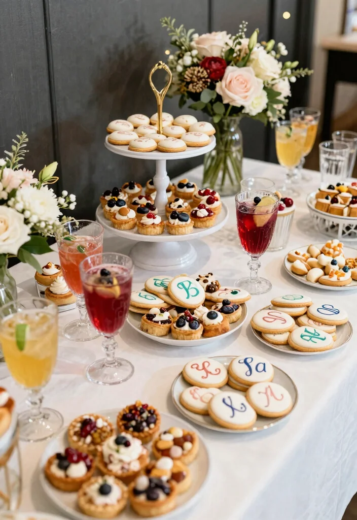17 Bride Room Decoration Ideas For Stunning Photos - 9. Sweet Treat Station 1