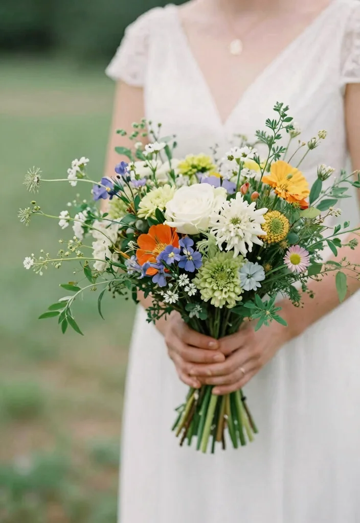 17 Casual Wedding Ideas That Feel Relaxed and Romantic - 11. Nature-Inspired Bouquets 1