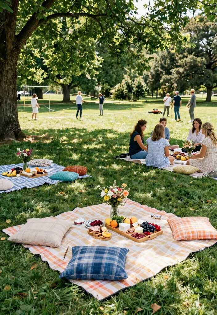 17 Casual Wedding Ideas That Feel Relaxed and Romantic - 2. Picnic-Style Reception 1