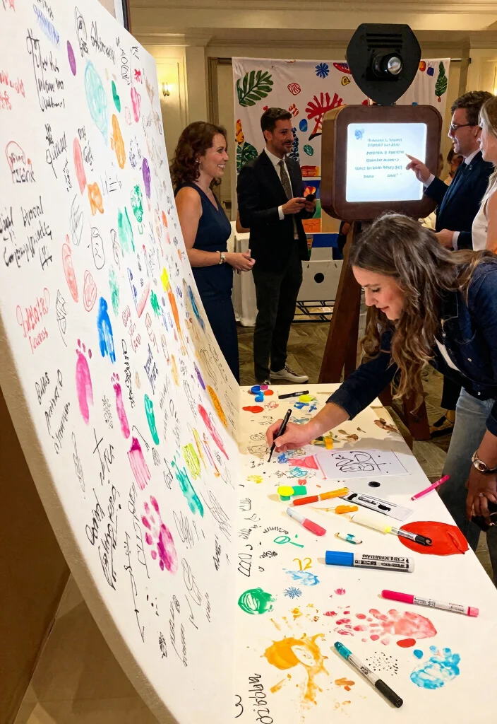 17 Casual Wedding Ideas That Feel Relaxed and Romantic - 9. Interactive Guest Book 1