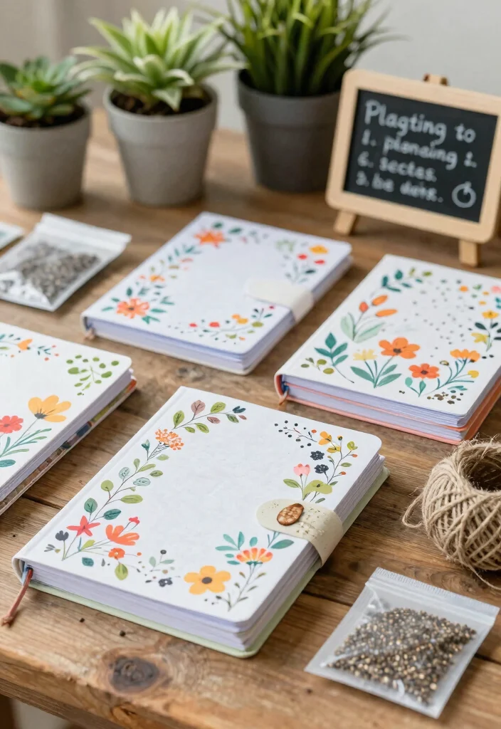 17 Eco-Friendly Bachelorette Gift Bag Ideas That Everyone Will Love - 2. Seed Paper Notebooks 1