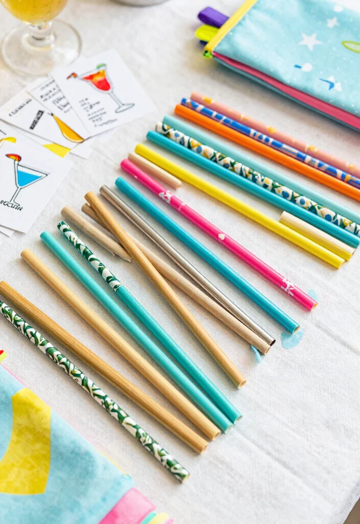 17 Eco-Friendly Bachelorette Gift Bag Ideas That Everyone Will Love - 9. Eco-Friendly Party Straws 1