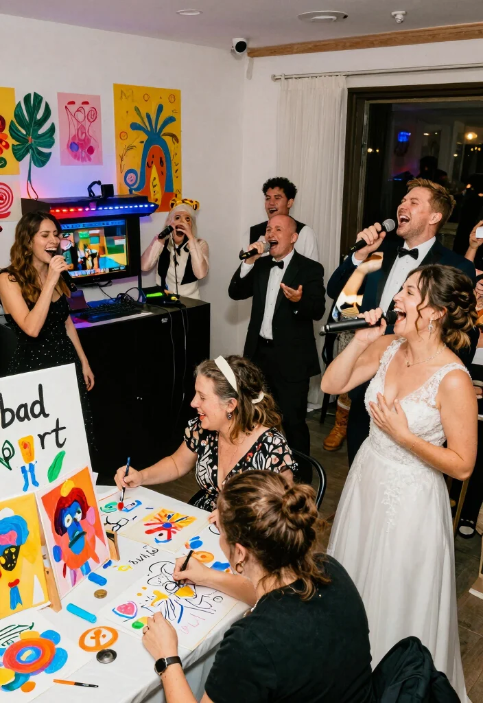 17 Funny Wedding Ideas That Make Guests Laugh - 16. Quirky Reception Activities 1