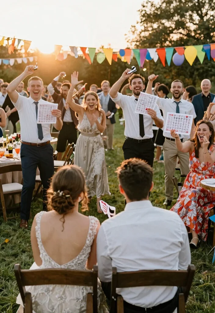 17 Funny Wedding Ideas That Make Guests Laugh - 2. Silly Wedding Games 1