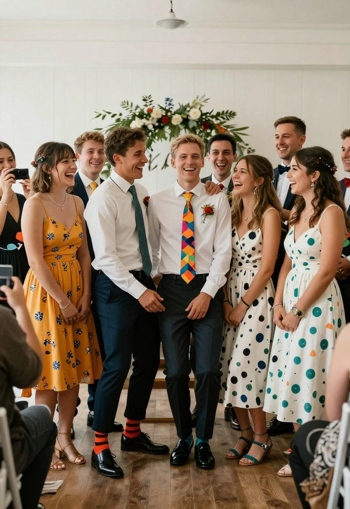 17 Funny Wedding Ideas That Make Guests Laugh - 9. Funny Themed Attire 1