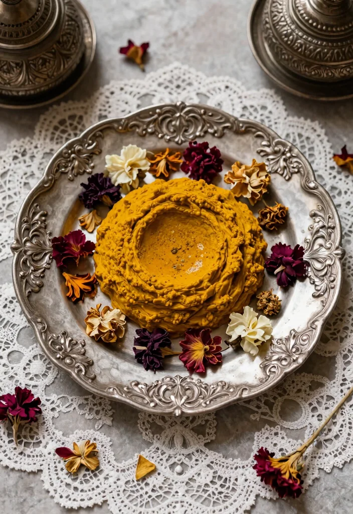 17 Haldi Plate Decoration Ideas For Vibrant Ceremonies - 13. Vintage Charm 1