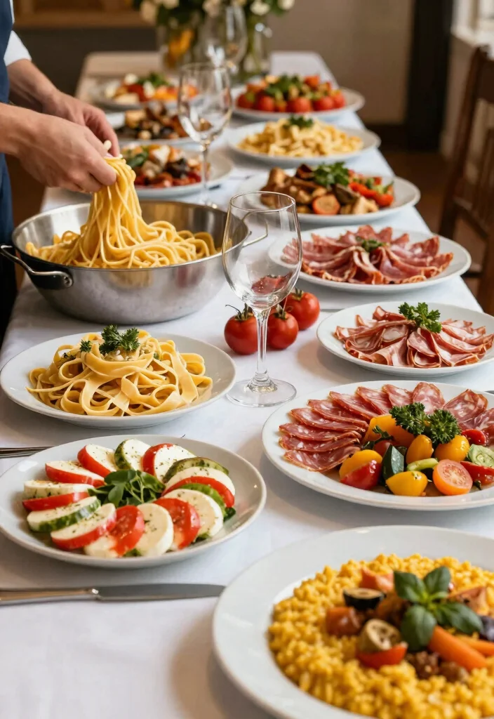 17 Italian Wedding Ideas Full Of Flavor And Elegance - 2. Flavorful Italian Cuisine 1