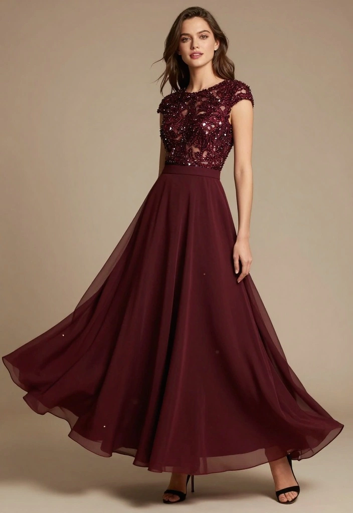 17 Nikah Dress Ideas For Timeless Elegance - 10. Layered Skirt with Embellished Top 1