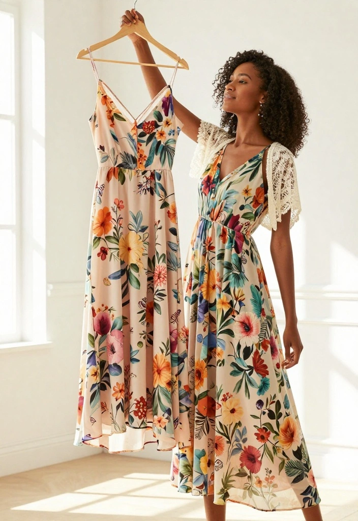17 Nikah Dress Ideas For Timeless Elegance - 6. Floral Print Maxi Dress 1