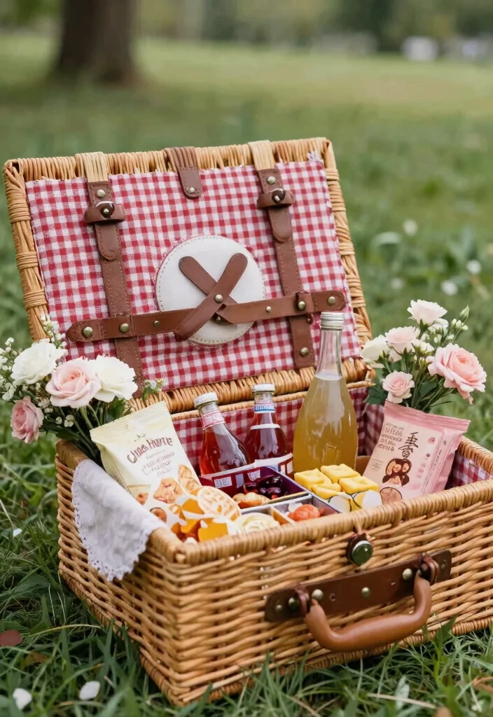 17 Proposal Decor Ideas That Feel Romantic And Unique - 14. Vintage Picnic Basket 1
