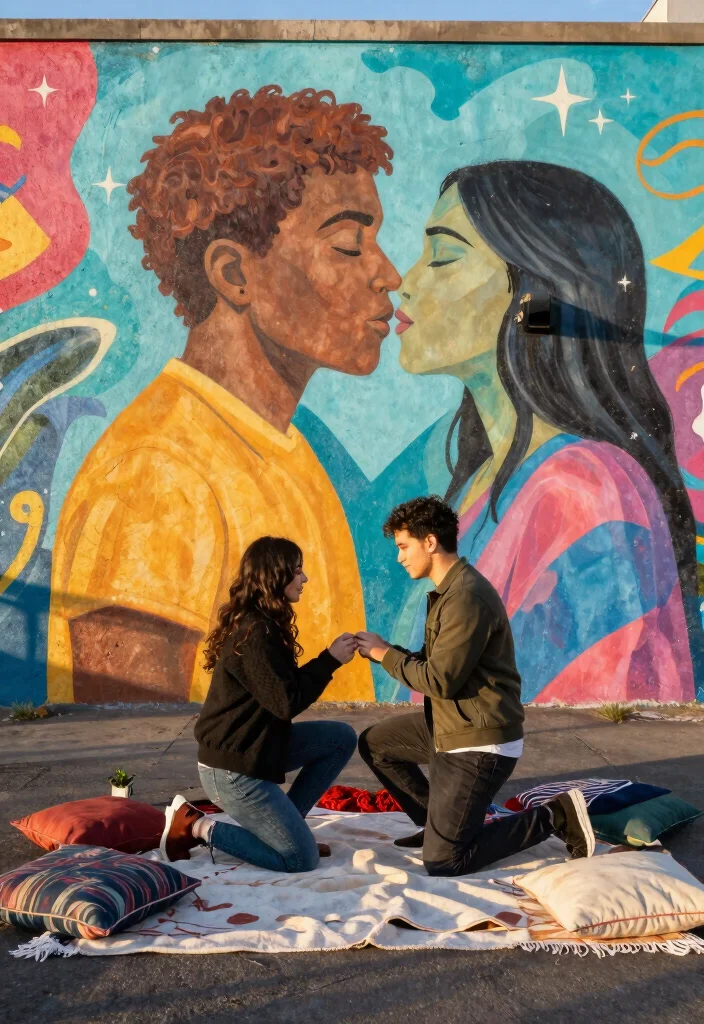 17 Proposal Decor Ideas That Feel Romantic And Unique - 15. Creative Backdrops 1