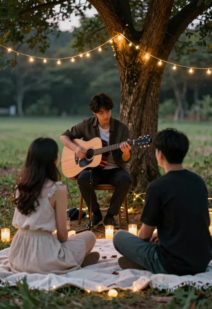 17 Proposal Decor Ideas That Feel Romantic And Unique - 16. Mood-Setting Music 1