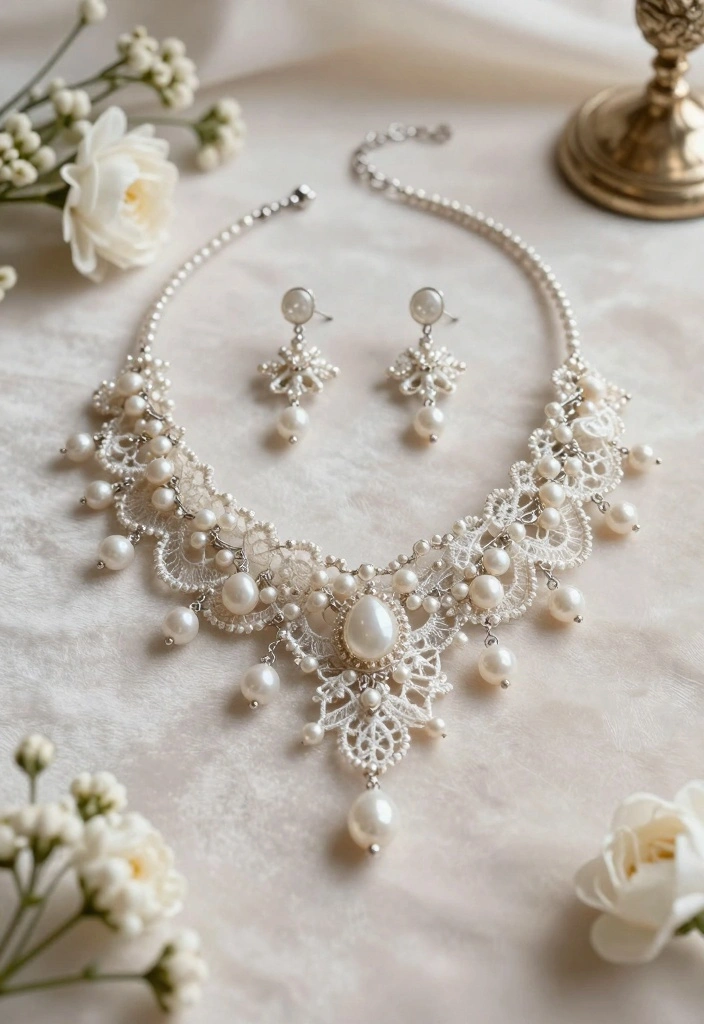 17 Repurposed Wedding Dress Ideas That Keep Memories Alive - 5. Handcrafted Jewelry 1