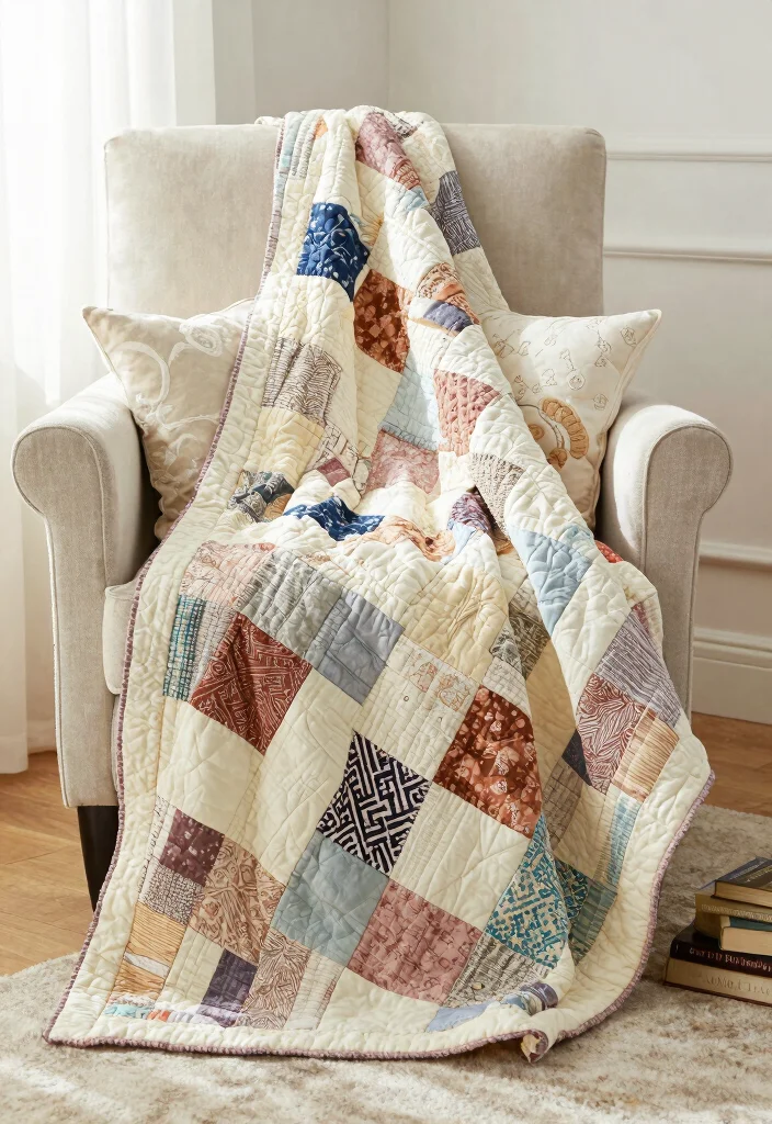 17 Repurposed Wedding Dress Ideas That Keep Memories Alive - 6. Personalized Quilt 1