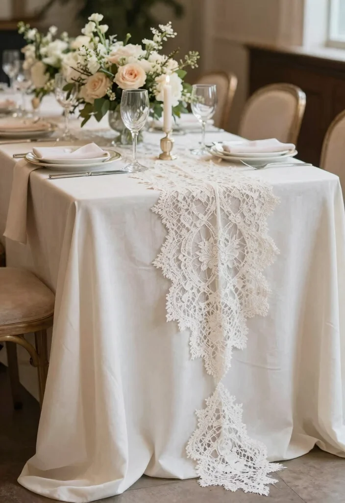 17 Wedding Decor Ideas on a Budget That Still Look Luxe - 16. Simple Yet Stylish Linens 1