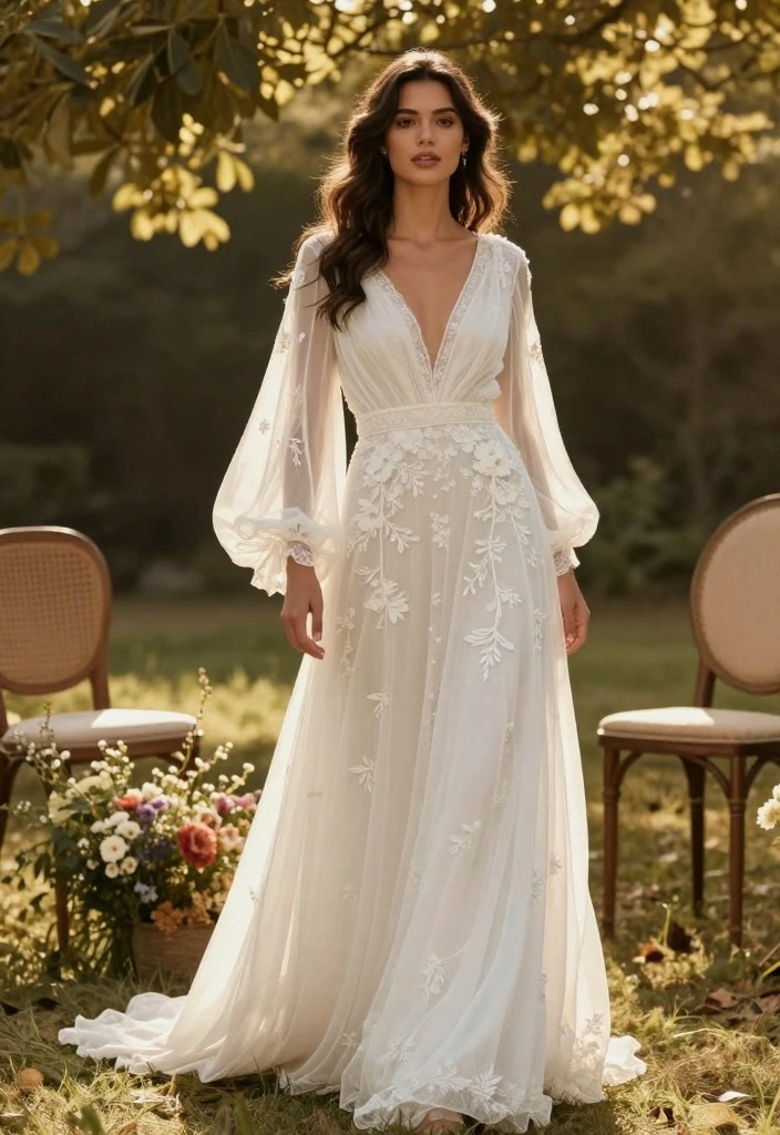 17 Wedding Dress Ideas That Inspire Every Bride - 2. Boho Chic Dreams 1