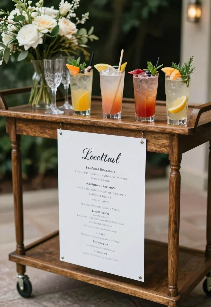 18 Bookish Wedding Ideas For Literature Lovers - 11. Bookish Cocktail Menu 1
