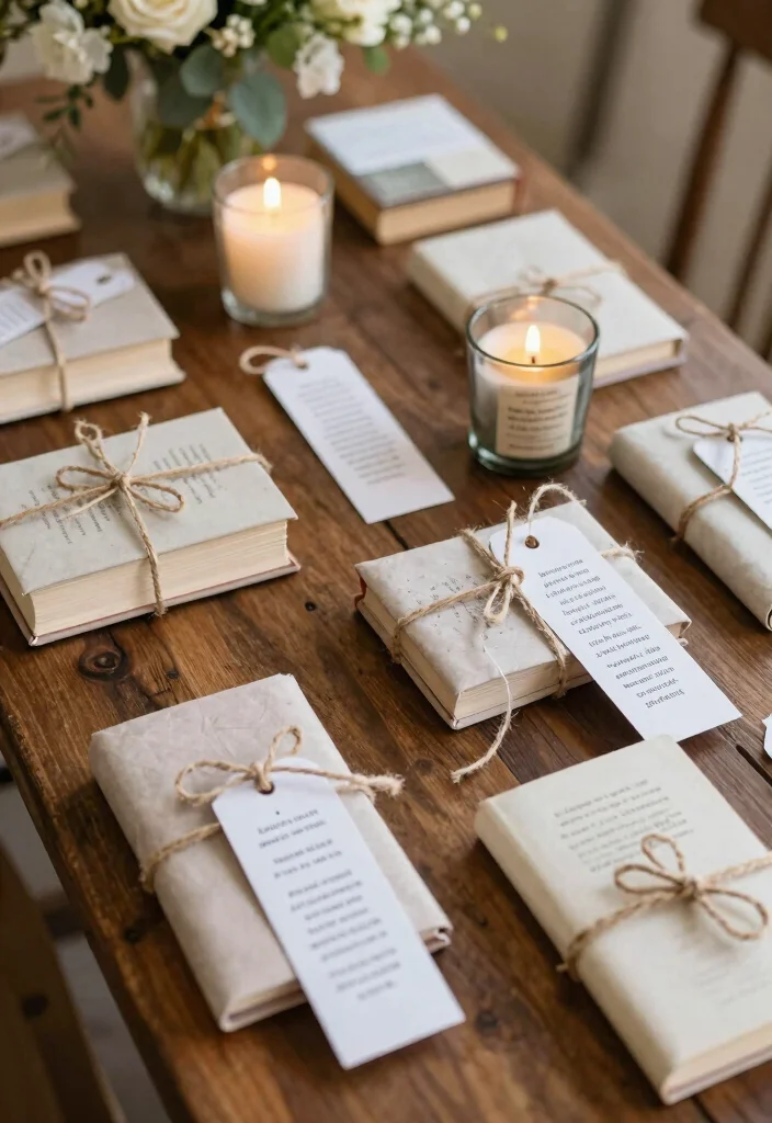 18 Bookish Wedding Ideas For Literature Lovers - 5. Bookish Wedding Favors 1