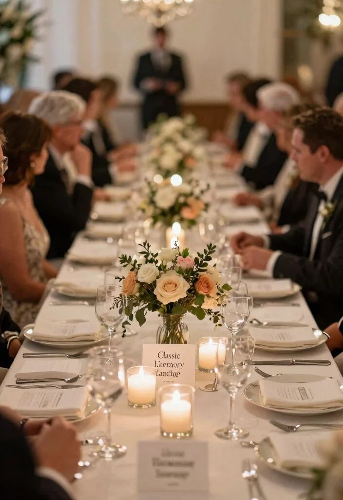 18 Bookish Wedding Ideas For Literature Lovers - 9. Table Names from Favorite Books 1