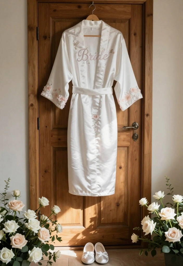 18 Bride to Be Gift Ideas That Feel Thoughtful and Cute - 1. Personalized Bridal Robe 1