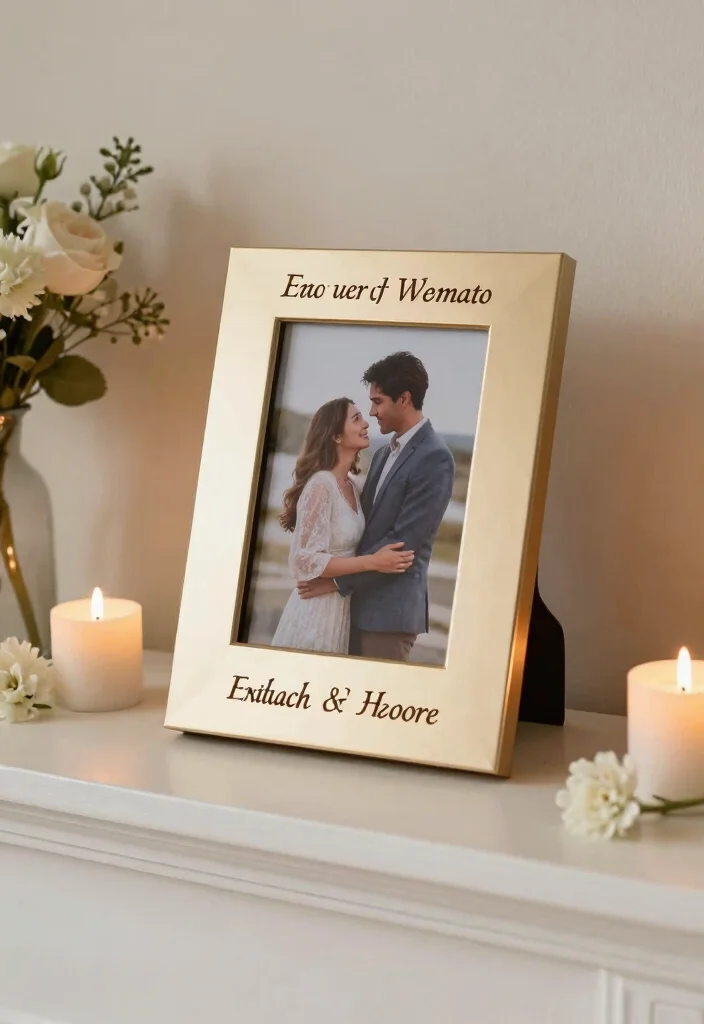 18 Bride to Be Gift Ideas That Feel Thoughtful and Cute - 10. Personalized Photo Frame 1