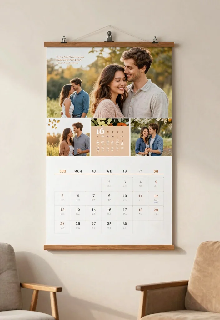18 Bride to Be Gift Ideas That Feel Thoughtful and Cute - 14. Personalized Calendar 1