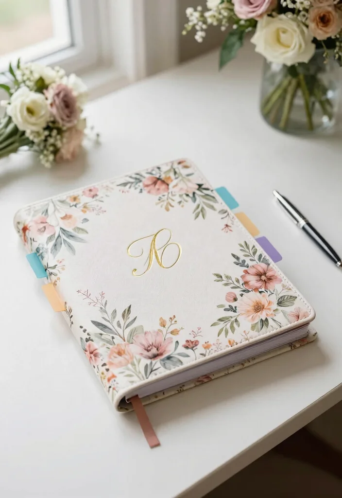 18 Bride to Be Gift Ideas That Feel Thoughtful and Cute - 2. Customized Wedding Planning Binder 1