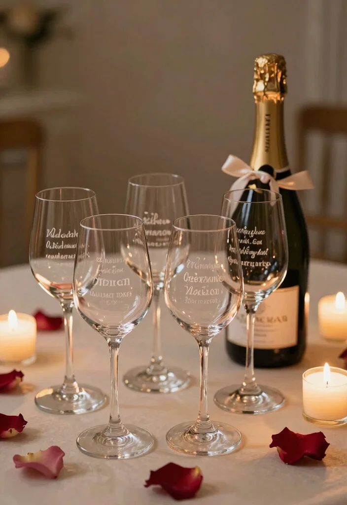 18 Bride to Be Gift Ideas That Feel Thoughtful and Cute - 6. Personalized Wine Glasses 1