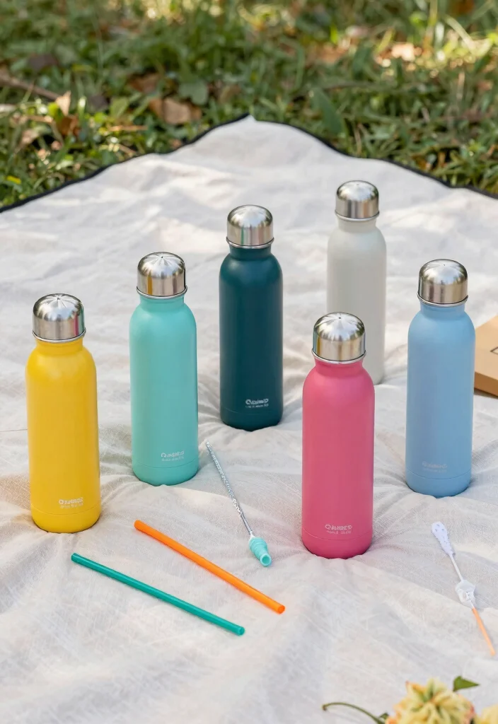 18 Bridesmaid Box Ideas That Make the Perfect Gift - 3. Reusable Stainless Steel Water Bottles 1