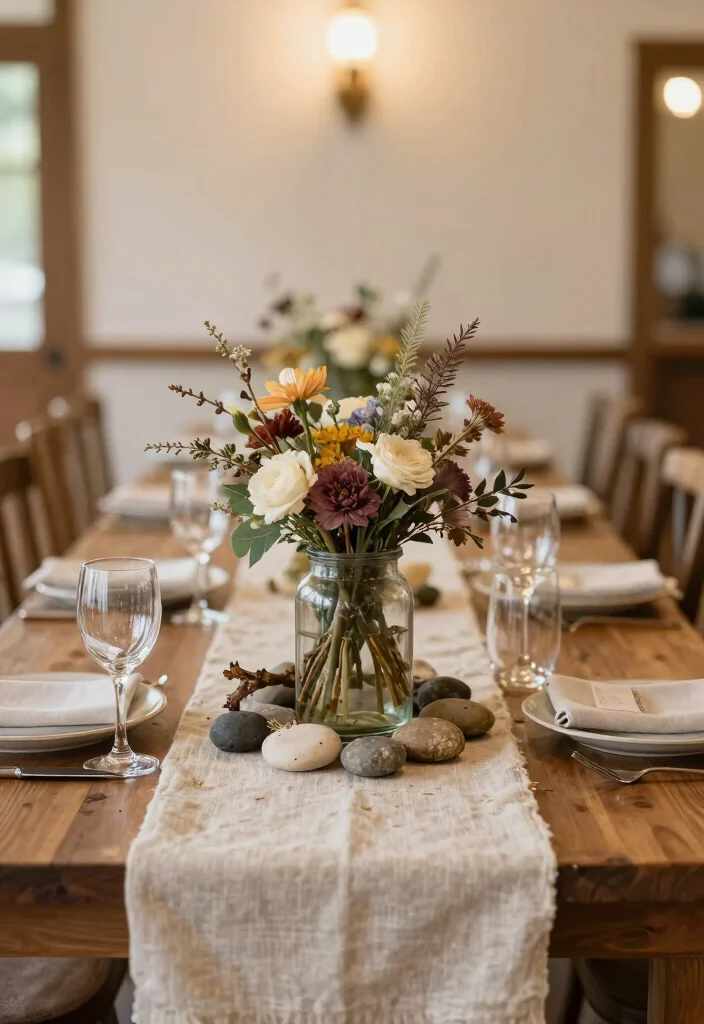 18 Christian Wedding Ideas That Feel Timeless - 16. Nature-Inspired Centerpieces 1