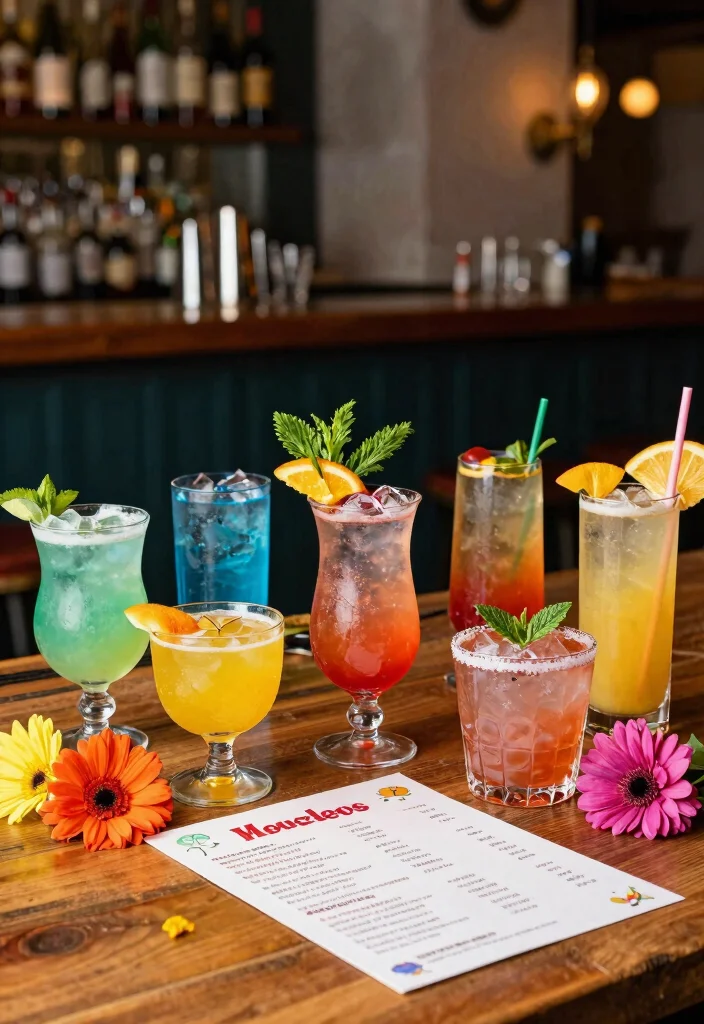 18 Colorful Wedding Ideas That Feel Joyful and Unique - 9. Colorful Cocktail Hour 1