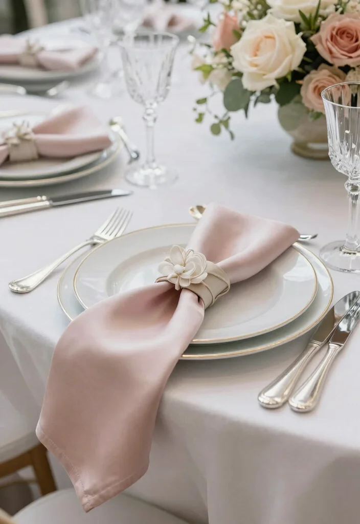 18 Engagement Plates Decoration Ideas That Look Luxurious - 8. Luxurious Silk and Satin Accents 1