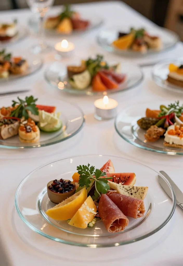 18 Engagement Plates Decoration Ideas That Look Luxurious - 9. Sustainable Glass Plates 1