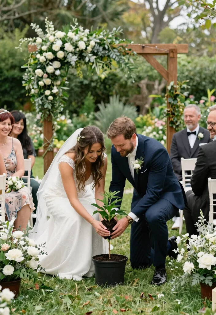 18 Garden Wedding Ideas That Feel Naturally Beautiful - 16. Unique Ceremony Rituals 1