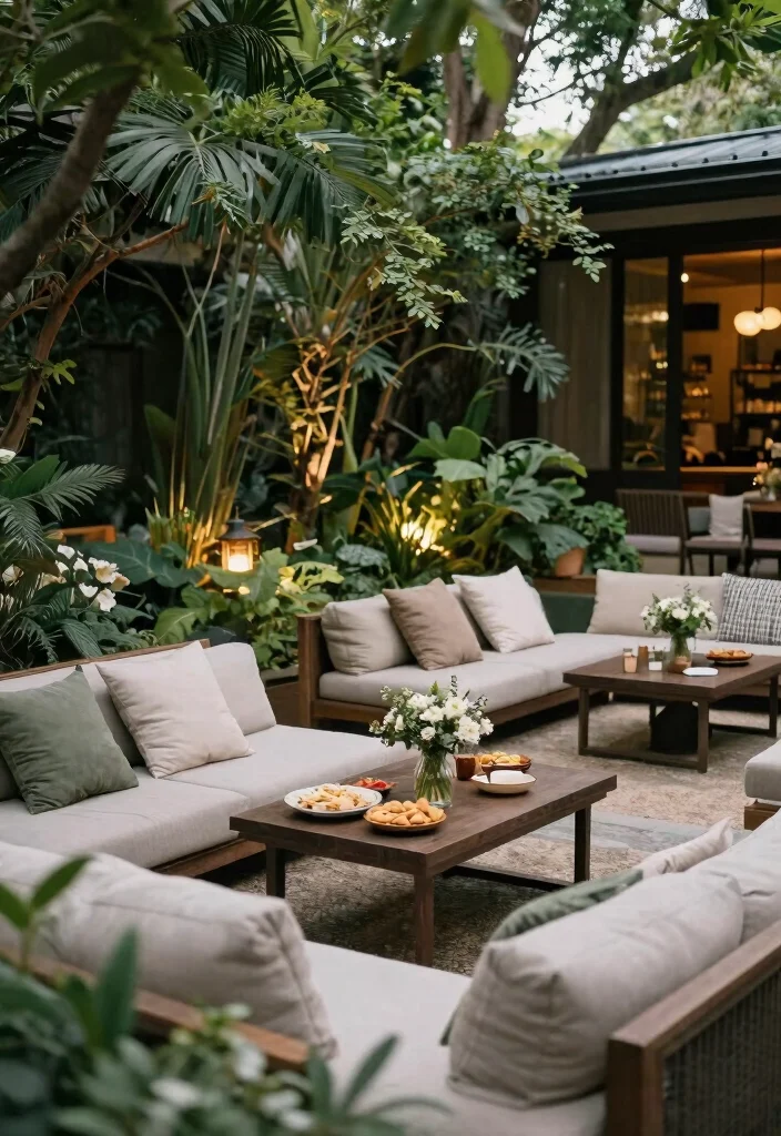 18 Garden Wedding Ideas That Feel Naturally Beautiful - 17. Inviting Outdoor Lounge Areas 1