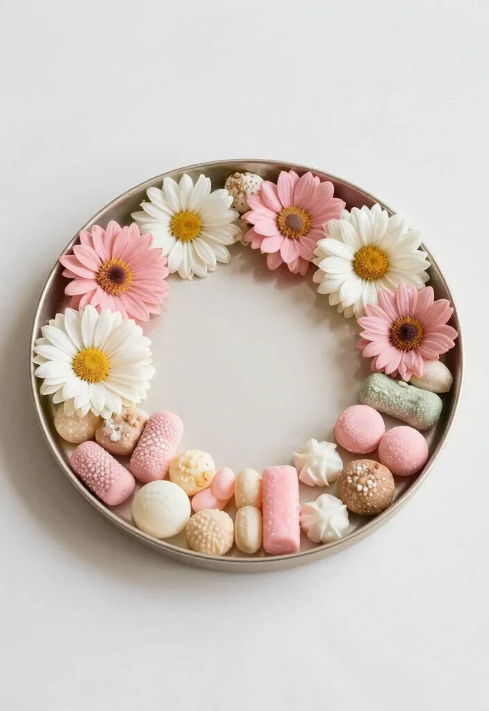 18 Mehndi Thali Decoration Ideas That Dazzle - 16. Soft Pastel Dream Thali 1