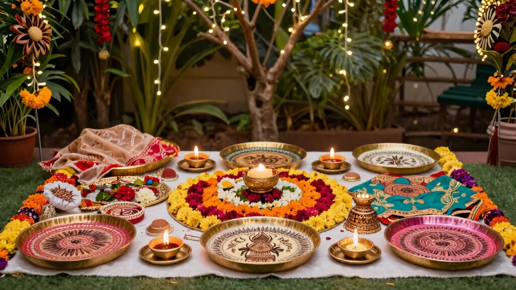 18 Mehndi Thali Decoration Ideas That Dazzle