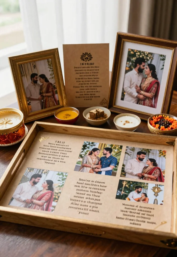 18 Mehndi Tray Decoration Ideas That Look Beautiful in Photos - 11. Personal Touches 1