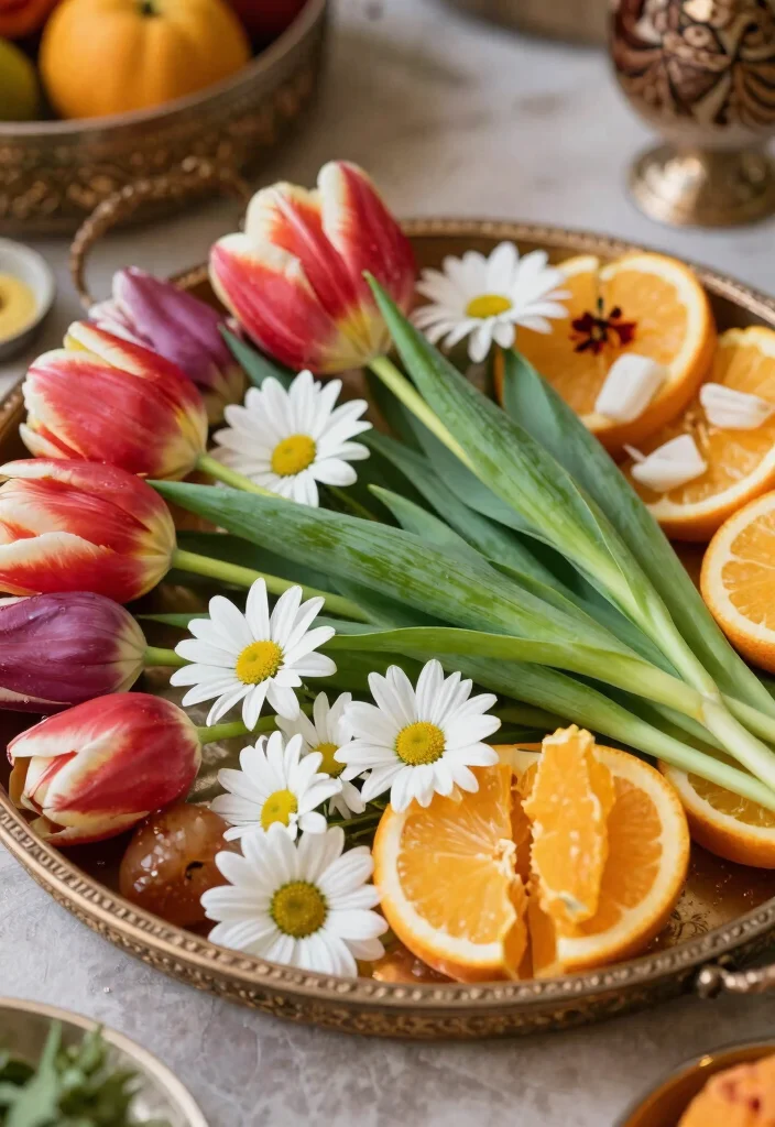 18 Mehndi Tray Decoration Ideas That Look Beautiful in Photos - 16. Seasonal Inspirations 1