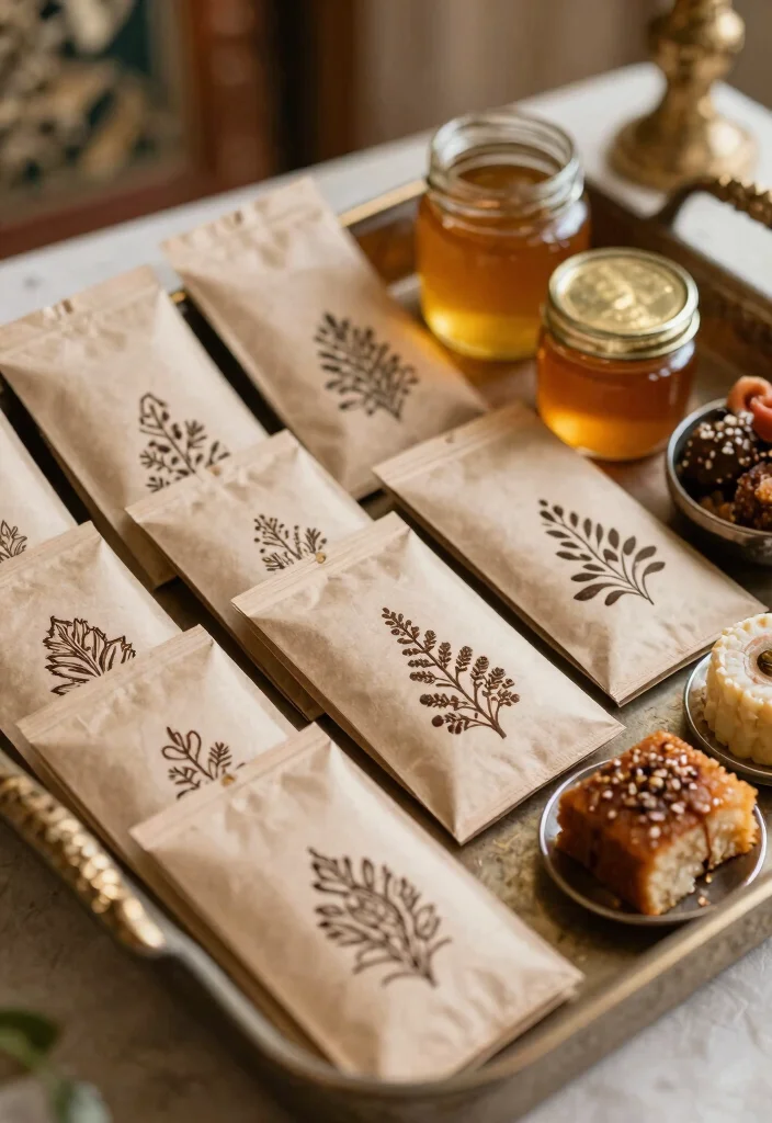 18 Mehndi Tray Decoration Ideas That Look Beautiful in Photos - 18. Eco-Friendly Favors 1