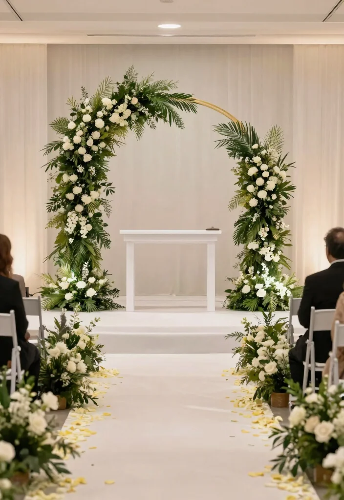 18 Modern Wedding Ideas That Feel Sleek And Stylish - 14. Modern Ceremony Aisles 1