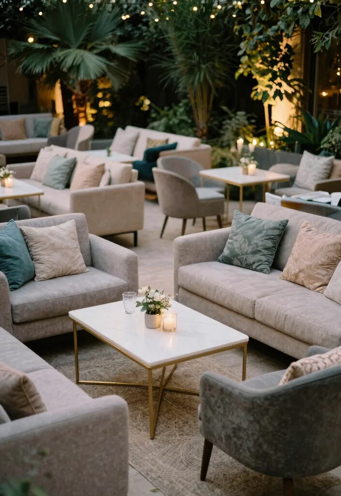 18 Modern Wedding Ideas That Feel Sleek And Stylish - 4. Unique Seating Arrangements 1