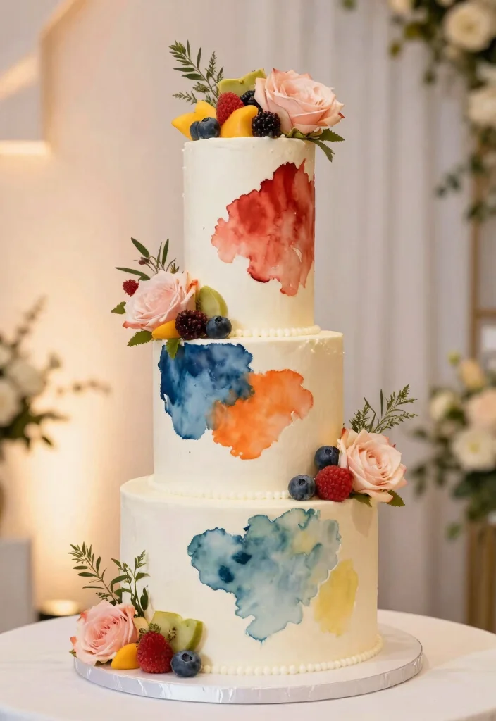 18 Modern Wedding Ideas That Feel Sleek And Stylish - 6. Statement Wedding Cakes 1