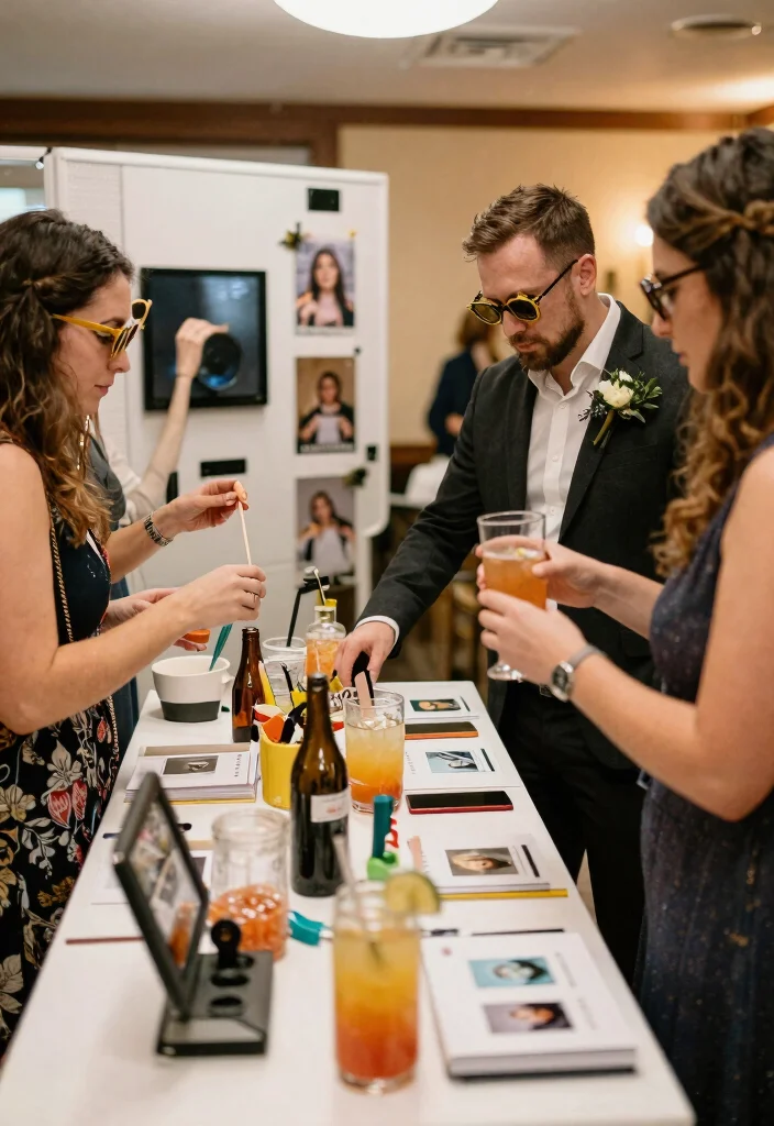 18 Modern Wedding Ideas That Feel Sleek And Stylish - 8. Interactive Guest Experiences 1