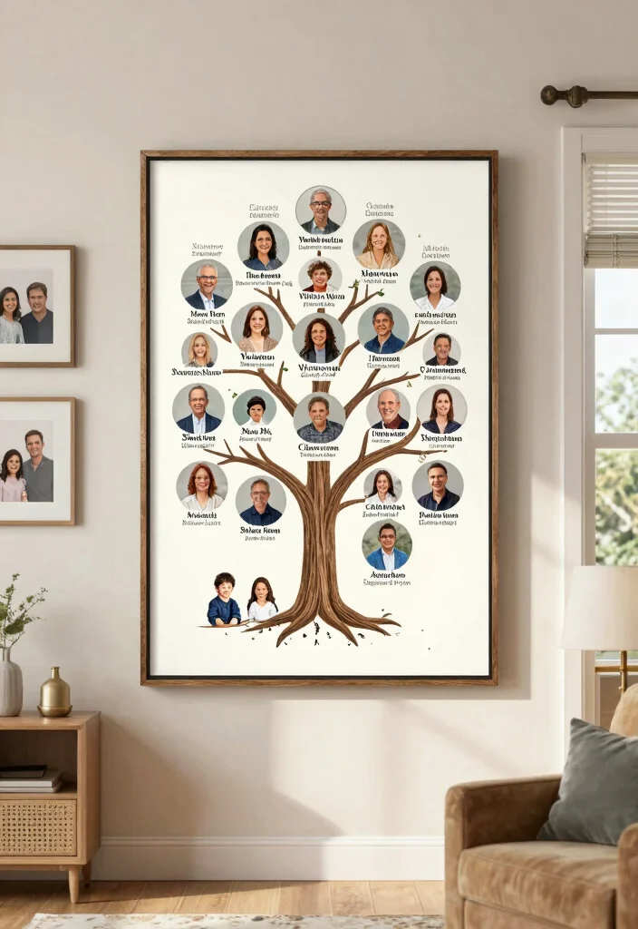 18 Mother Of The Bride Gift Ideas That Touch Her Heart - 11. Custom Family Tree Artwork 1