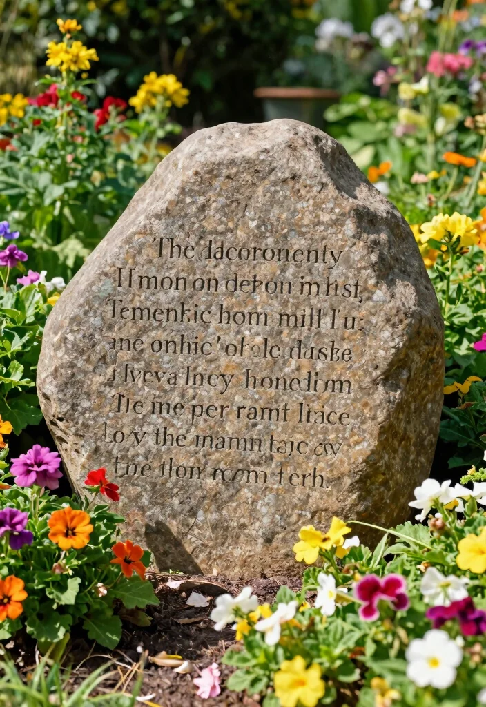 18 Mother Of The Bride Gift Ideas That Touch Her Heart - 16. Personalized Garden Stone 1