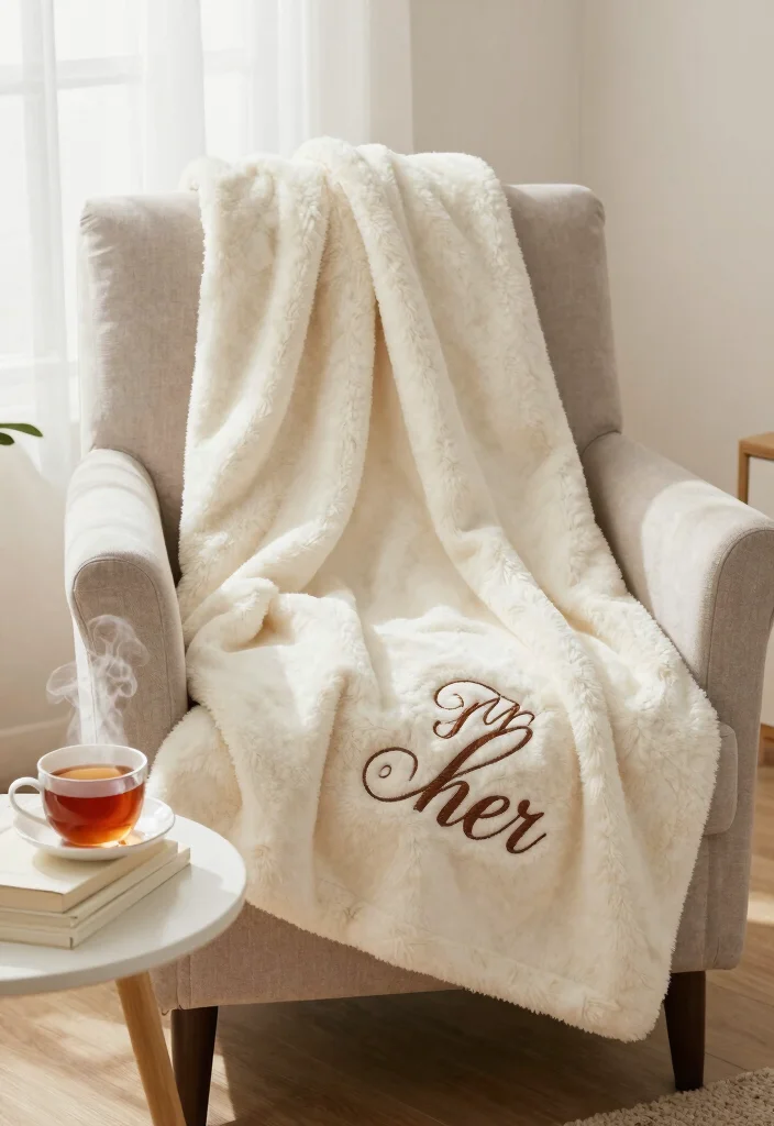 18 Mother Of The Bride Gift Ideas That Touch Her Heart - 6. Personalized Blanket 1