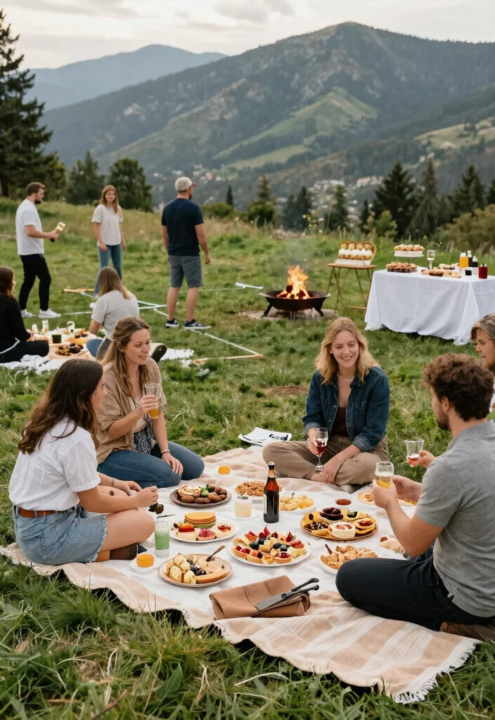 18 Mountain Wedding Ideas That Feel Peaceful And Majestic - 14. Post-Ceremony Celebrations 1