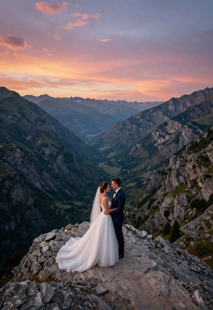 18 Mountain Wedding Ideas That Feel Peaceful And Majestic - 5. Breathtaking Mountain Backdrops 1