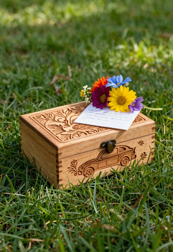 18 Nikkah Gift Ideas That Feel Thoughtful - 1. Handcrafted Wooden Keepsake Box 1